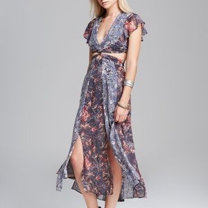 Free people flowy  jasper midi dress size 8